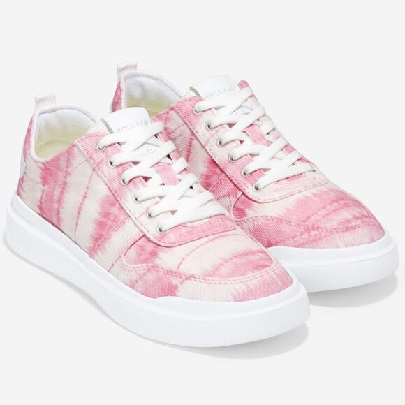 NEW Cole‎ Haan Grandpro Rally Canvas Court Sneaker PINK IKAT Womens Size … - Picture 1 of 5